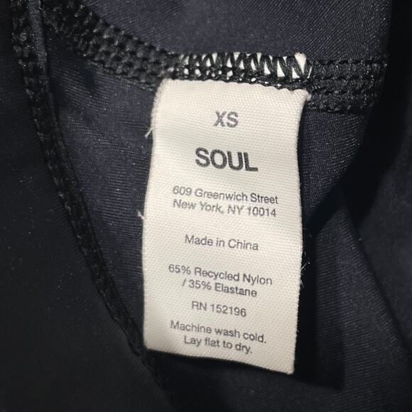 Soul by SoulCycle Silicon Wild Ride Black Sports Bra    Size: XS - Picture 5 of 5